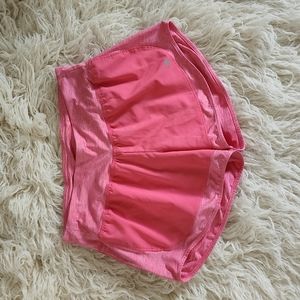 Champion Performance Varsity Style Athletic Running Shorts Marled Pink Salmon